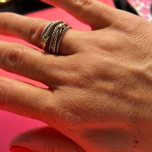 David Yurman double crossover ring